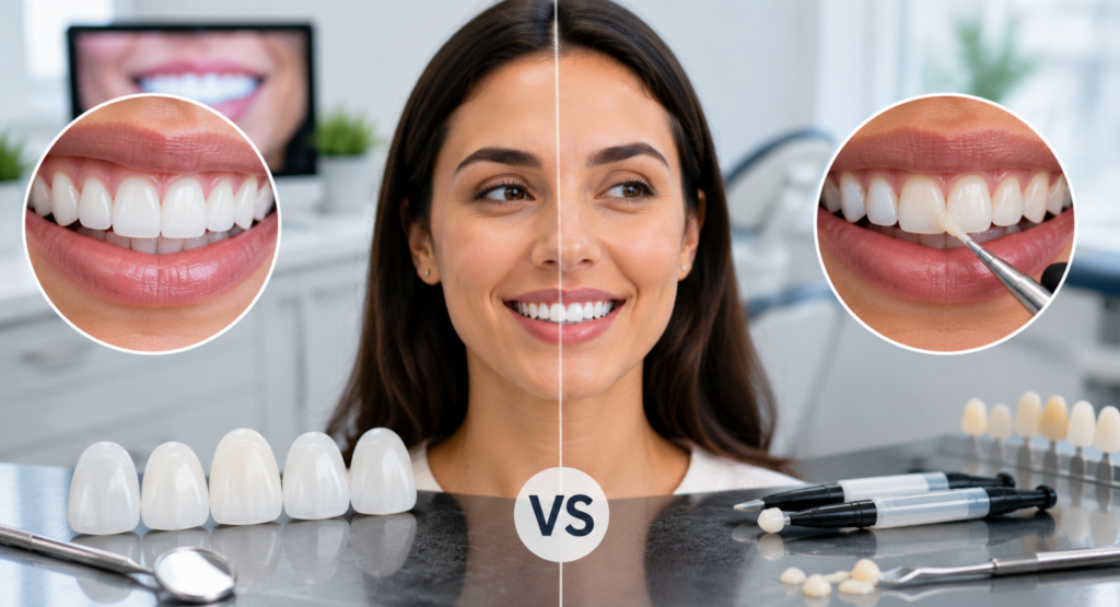 Porcelain Veneers in Markham vs. Composite Bonding: Which Is the Better Investment for Your Smile Makeover?